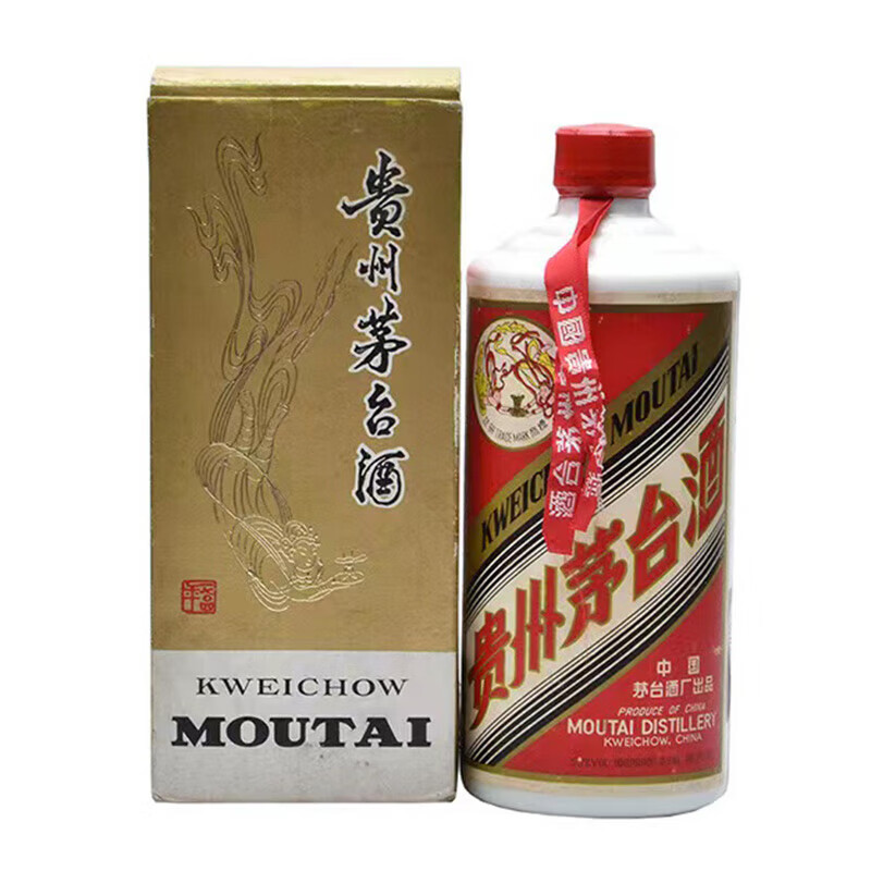 茅台（MOUTAI）飞天53度 酱香型白酒 陈年老酒 80年代 540mL 1瓶 大飞天茅台 商品图片仅供展示 收藏品相可确认 提供一对一专属服务